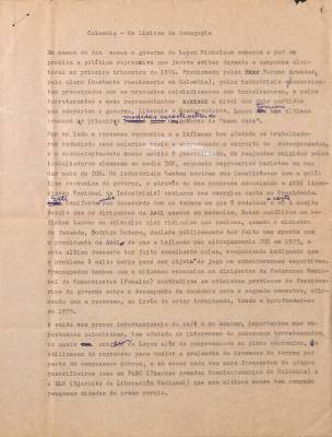 Colômbia - os limites da demagogia