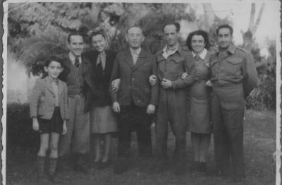 A família Herzog antes de viajar para o Brasil