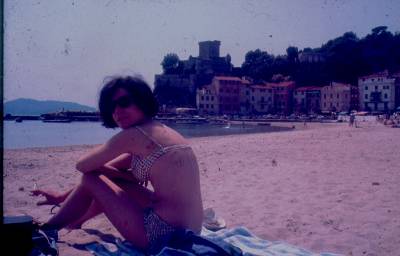 Itália: Praia perto de Rapallo